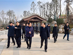 山西省臨汾市曲沃縣領(lǐng)導(dǎo)考察澽水河生態(tài)景觀項(xiàng)目和韓城國(guó)家文史公園