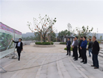 河南省武陟縣政協(xié)主席魏國(guó)龍一行考察國(guó)家文史公園